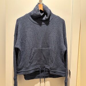 Sweaty Betty Navy Cowl Neck Sweater